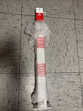 Sperrpfosten f Parkplatz/Einfahrt Poller Neu f Bodenverankerung m Ringöse rot/wß