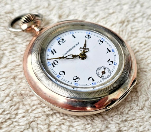 Antike 800er silber taschenuhr - antike,