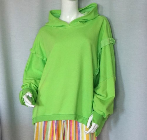 Oversized hoodie linksnaht - oversized,