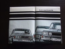 Prospekt FORD s neue Formel RS 15M RS 17M RS 20M RS 1968