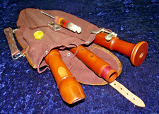 Rarität! Sammler! Herwiga 1-Alt-Blockflöte, Klappe, deut. Griffw., angenehmer Kl