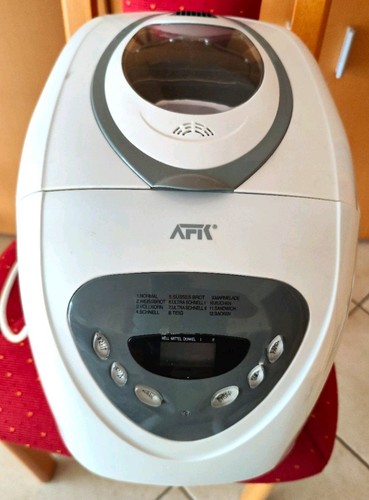 Afk brotbackautomat weiß grau - brotbackautomat, weiß/grau
