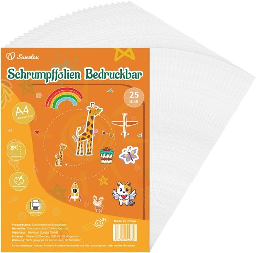 Bedruckbare schrumpffolie - bedruckbare,