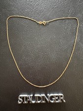 18k Goldkette Halskette  18 Karat 40 cm 2,5 g 750er Venezianerkette