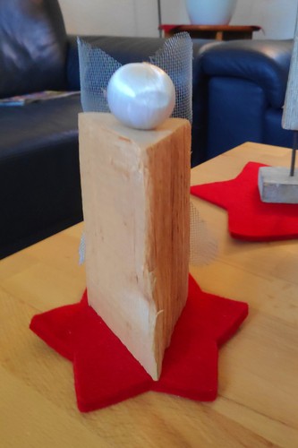 Deko holz engel holzklotz - deko,