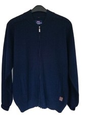 Herren Strickjacke Gr. 50, dunkelblau, Louis Fashion 
