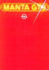 OPEL MANTA GTJ GT/J COUPE B Youngtimer Prospekt Brochure 1980 39