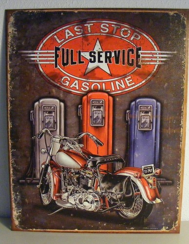 Last stop gasoline biker - last,