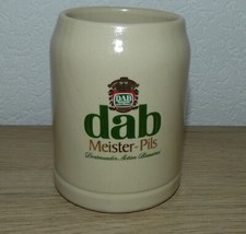 dab DAB Meister-Pils Dortmunder Actien Bier Keramik Seidel Krug 1980er 0,5 l