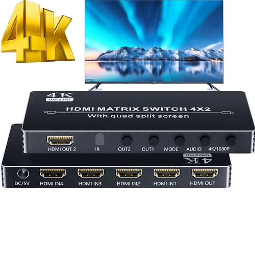 Hdmi multiviewer quad - 4k,