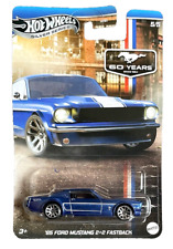 Hot Wheels '65 Ford Mustang 2+2 Fastback 60 Years 5/5 1:64 Modellauto Metalbody