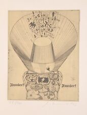 Uwe Bremer/Radierung/Handsigniert/Klein Baches - E.T.A. Hoffmann/1973/40 Exem./8