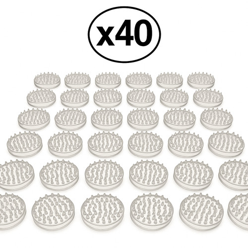 Teppichschutz tasse x40 klar - teppichschutz,