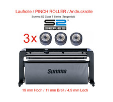3 x Schneidderplotter/Laufrolle/PINCH ROLLER/Andruckrolle 19 mm x 11 mm x 4,9 mm