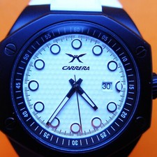 HERREN ARMBANDUHR, "CARRERA", Quartz, neue Batterie, gute Funktion-guter Zustand