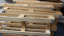 Palettenbett aus Holz Holzbett Massivholzbett Bett aus Paletten 160x200 cm