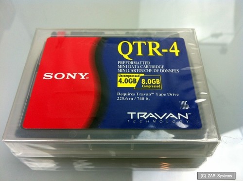 Sony travan 8gb - 8gb, qtr-4