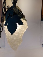 Traubenlampe als Deckenlampe, Länge ab Decke 70cm, Traube 30,Traube mit Blatt