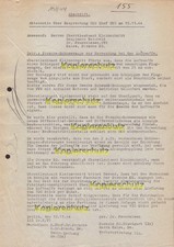 Porsche Typ 155 - Schneeraupe bei der Luftwaffe - Aktennotiz von 1944 - Original