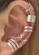 Damen Ohrring Ohrclip Ohrstecker Ohrklemme Set Gold Ohrenclips Ohrschmuck Silber