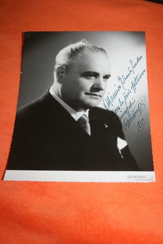Benjamino gigli autogramm - benjamino, gigli,autogramm
