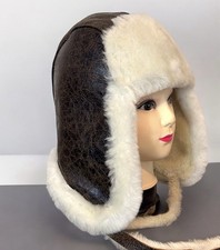 Echte Leder Wintermütze