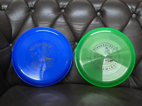 Vintage werbe frisbee - 2x,