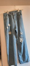 Jeans Damen Blau Gr L Highwest