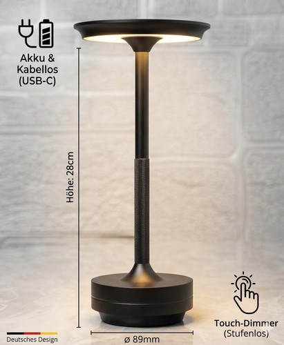 Led akku tischlampe - led, 3