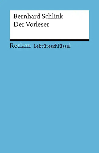 Lektüreschlüssel bernhard - lektüreschlüssel,