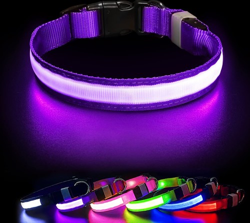 Led hundehalsband leuchtend - led,