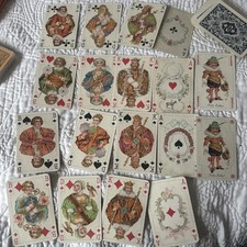 Antikes Piatnik Kartenspiel um