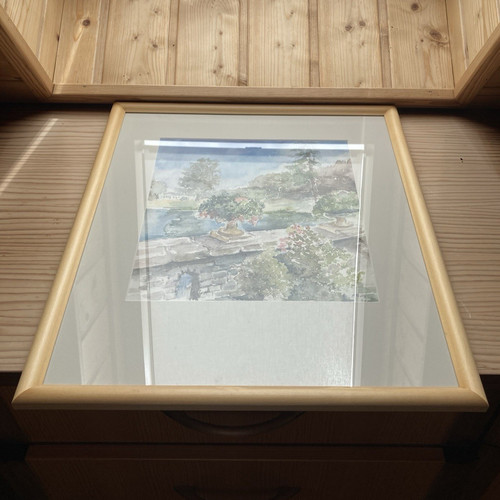 Gerahmter kunstdruck aquarell - kunstdruck,