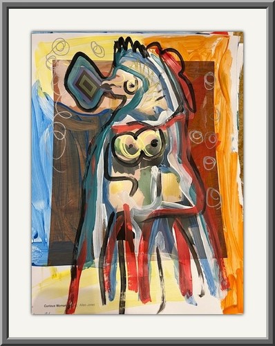 Pop art portrait acryl - art,