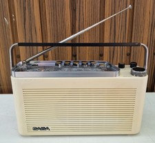 SABA Transeuropa automatic K - Kofferradio - weiß - 70er Jahre Design Radio -