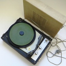 ELAC Miraphon 120 Antiker Koffer Schall Plattenspieler Kiel um 1958 Fifties KULT