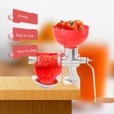 Entsafter-Maschine Dicker Manueller Entsafter Für Gemüse Tomaten Und Obst 70mm