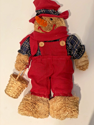 Strohpuppe dekofigur - strohpuppe,