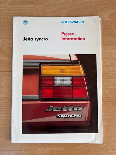 Pressemappe jetta syncro - pressemappe, /