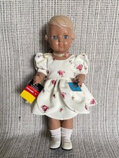 Sammlerpuppe Schildkröt "Inge" 42cm Weihnachten, Rosen Kleid , Trachtenband  