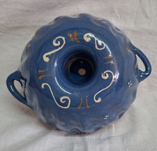 B09 Alte Backform Puddingform Keramik Steingut ? Vintage 1980-50er Jh. Gugelhupf