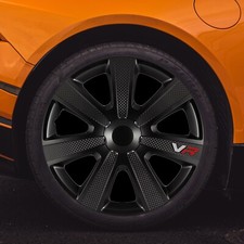 4x Radkappen 15" Zoll VR BLACK Radzierblenden  Radblenden