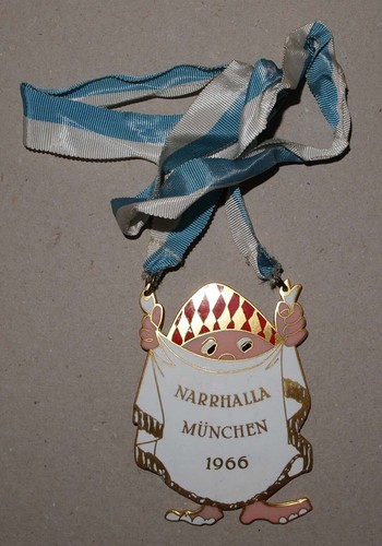 Emaillierter faschingsorden - emaillierter,