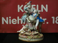 MEISSEN FIGUR - FIGUREN GRUPPE ZERBROCHENE BRÜCKE MODELL NUMMER F63 1.WAHL
