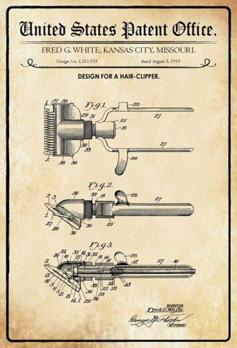 Blechschild 20x30 patent - us,