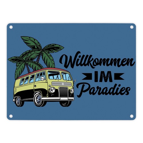Willkommen paradies - willkommen, im