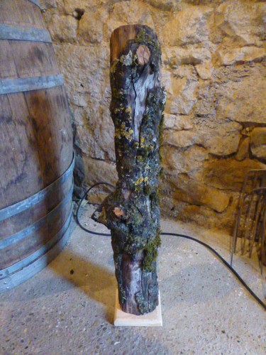 Stele skulptur holz cm - 78,