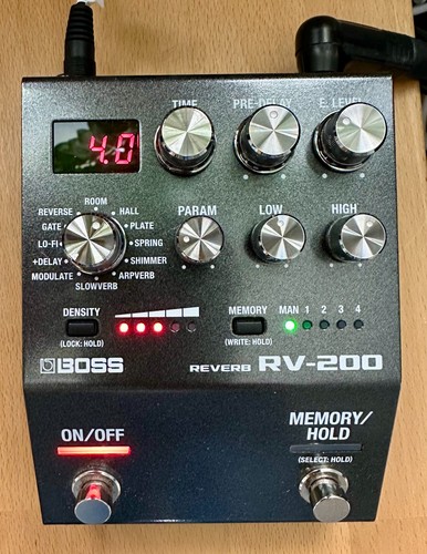 Boss 200 reverb - rv-200,