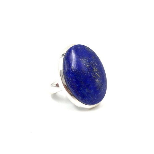 925 silber ring lapislazuli - silber,