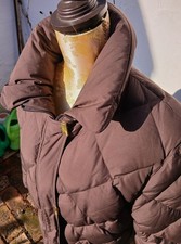 Winterjacke • BASLER DAUNE • schokobraun • Gr. 40/42 • Rautensteppung • warm!